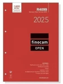 R4099 RECAMBIO AGENDA FINOCAM SV 4000 VERTICAL 2025