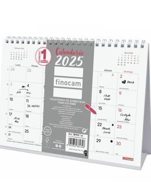 CALENDARIO FINOCAM CHIC SOBREMESA 2025 BLANCO