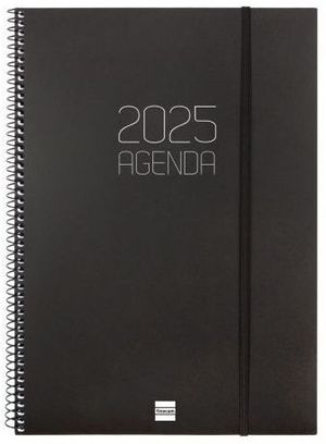 AGENDA FINOCAM OPAQUE E40 SVH 2025 NEGRO