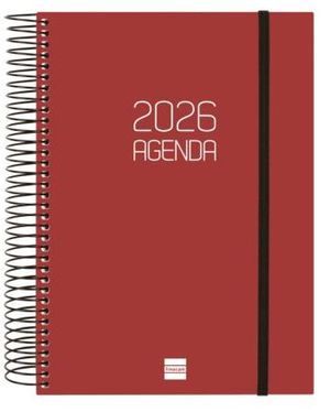 AGENDA FINOCAM OPAQUE E10 1DP 2026 BURDEOS