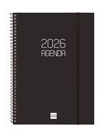 AGENDA FINOCAM OPAQUE E5 1DP 2026 NEGRO