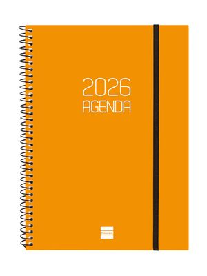 AGENDA FINOCAM OPAQUE E10 SVH 2026 NARANJA