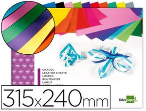 BLOC PAPEL CHAROL COLORES FOLIO 10H 00759 ENCOLADO