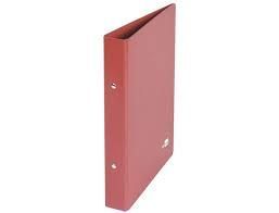 CARPETA 2 ANILLAS 25MM LIDERPAPEL CARTON CUERO