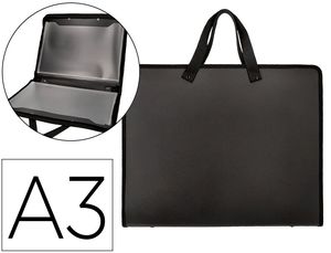 CARPETA LIDERPAPEL PP A3 CREMALLERA 2 BOLSILLOS 165932