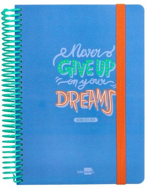 AGENDA ESCOLAR LIDERPAPEL 2023-24 A5 1DP DREAMS AZUL ESPIRAL TAPA POLIPROPILENO