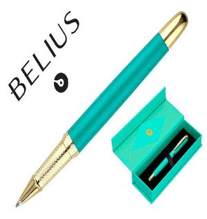 BOLIGRAFO BELIUS SOIREE TURQUESA / DORADO 168849