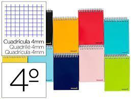 CUADERNO LIDERPAPEL 4 APAISADO 4MM 80H 08279 ESPIRAL