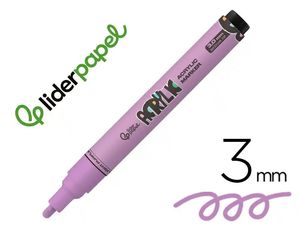 ROTULADOR ACRILICO 3MM LILA LIDERPAPEL