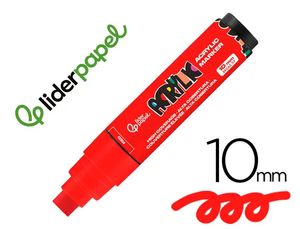 ROTULADOR ACRILICO 10MM ROJO LIDERPAPEL