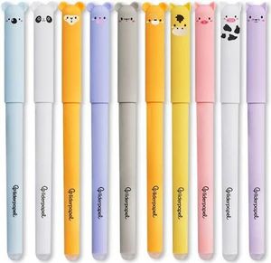 BOLIGRAFO BORRABLE LIDERPAPEL ANIMAL TOWN OSO LILA