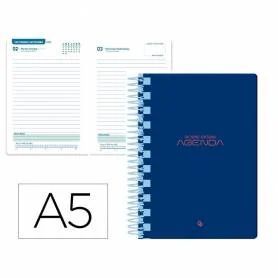 AGENDA ESCOLAR LIDERPAPEL A5 1DP 2025 - 26 CLASSIC AZUL OSCURO 172350