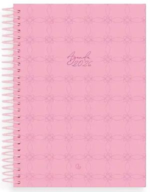 AGENDA ESPIRAL LIDERPAPEL PERISSA A4 1DP ROSA 2026