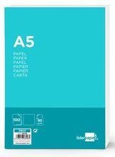 PAPEL A5 LISO 80GR 100H 28228
