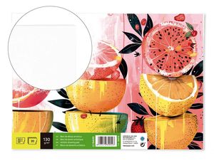 BLOC DIBUJO A4 LISO 130GR ENCOLADO 20H LIDERPAPEL 32012