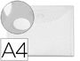 SOBRE PLASTICO A4 TRANSPARENTE VELCRO 35995
