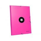 CARPETA LIDERPAPEL ANTARTIK GOMAS ROSA 87077