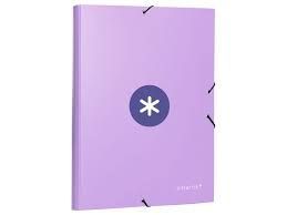 CARPETA LIDERPAPEL ANTARTIK GOMAS LILA 88863 AW67