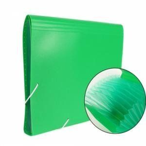 CARPETA ACORDEON PRYSE 13 SEPARADORES CA4152 VERDE CLASIFICADORA