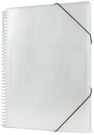 CARPETA 40 FUNDAS PRYSE ESPIRAL BLANCO