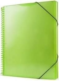 CARPETA 40 FUNDAS PRYSE ESPIRAL VERDE