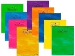 LIBRETA FOLIO 4MM 50H GOLDEN PLUS 70GR GRAPADA