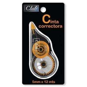 CINTA CORRECTORA OFFICE INGRAF CLUB BISMARK 5MM X 12M CI9808 CORRECTOR