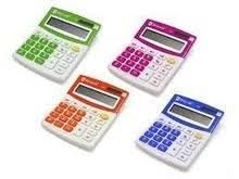 CALCULADORA BISMARK C-52 8 DIGITOS COLORES