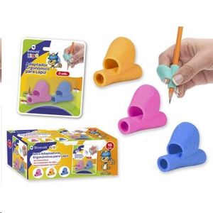 SET 2 ADAPTADOR ERGONOMICO LAPIZ APRENDIZAJE BISMARK KIDS