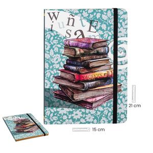 LIBRETA A5 LIBROS 15X21CM