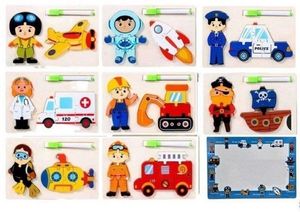 PUZZLE MADERA OFICIOS VEHICULOS JU6572