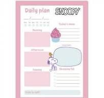 BLOC PLANIFICADOR DIARIO A5 SNOOPY
