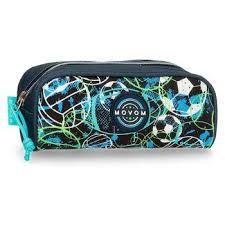 ESTUCHE DOBLE ESTAMPADO TURQUESA MOVOM