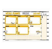 BLOC PLANIFICADOR SEMANAL A4 SNOOPY LAZY DAYS