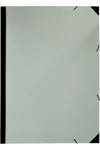CARPETA DIBUJO A3 CARTON GRIS GOMAS SIN SOLAPAS LO