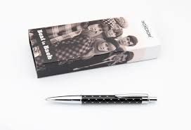 BOLIGRAFO INOXCROM BEAT NEGRO ROMBOS