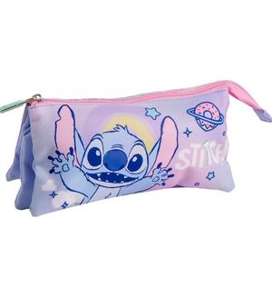 ESTUCHE PORTATODO 3 COMPARTIMENTOS STITCH