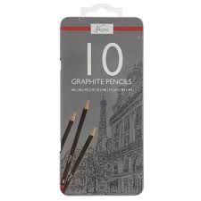 LATA 10 LAPICES GRAFITO DUREZAS NASSAU 6B-4H