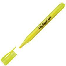 ROTULADOR FLUORESCENTE FABER TEXTLINER AMARILLO