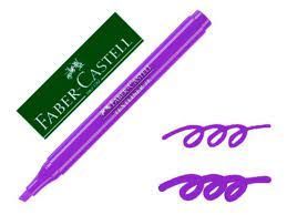 ROTULADOR FLUORESCENTE FABER TEXTLINER VIOLETA