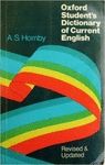 OXFORD STUDENT'S DICTIONARY OF CURRENT ENGLISH