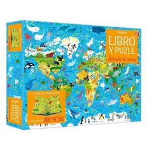 ANIMALES DEL MUNDO. LIBRO + PUZZLE