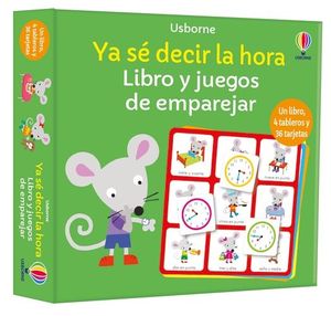 APRENDO A DECIR LA HORA LIBRO JUEGO EMPAREJAR