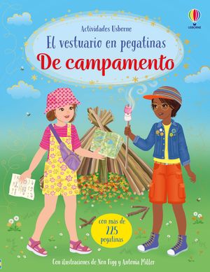 DE CAMPAMENTO. EL VESTUARIO EN PEGATINAS