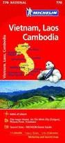 770 MAPA NATIONAL VIETNAM LAOS CAMBOYA MICHELIN