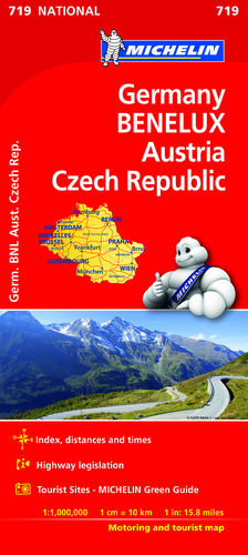 719 MAPA NATIONAL ALEMANIA BENELUX AUSTRIA REPUBLICA CHECA2019 MICHELIN