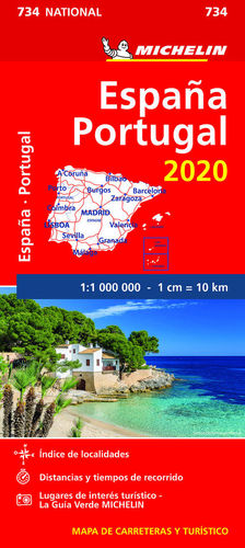 MAPA 734 ESPAA - PORTUGAL 2020