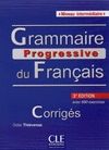 CORRIGES GRAMMAIRE PROGRESSIVE DU FRANAIS INTRMEDIAIRE CORRIGS (3EDICIN)