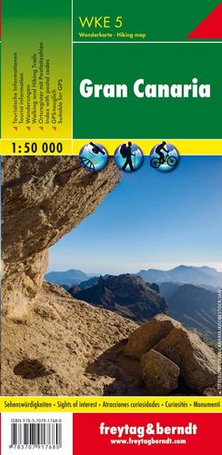 GRAN CANARIA -WKE 5 (EXCURSIONISMO-CICLISMO) MAPA RUTAS