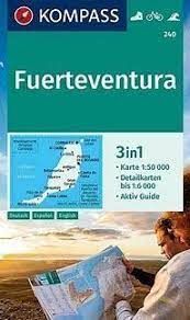 MAPA KOMPASS FUERTEVENTURA 3 IN 1 ALEMAN